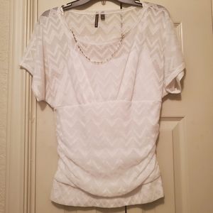 ❣️SALE❣️ HeartSoul Large White Blouse